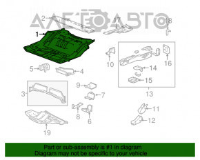 Корито багажника GMC Terrain 10-17