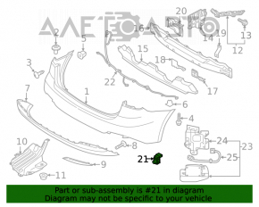 Парктронік задній Kia Forte 4d 14-16 дорест