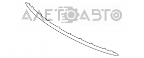 Губа переднього бампера Kia Forte 4d 14-16 дорест новий OEM оригінал