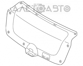 Обшивка крышки багажника Kia Forte 4d 14-17 новый OEM оригинал