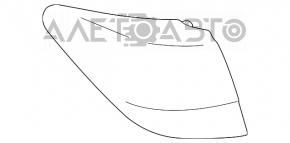 Фонарь внешний крыло правый Subaru Outback 10-14