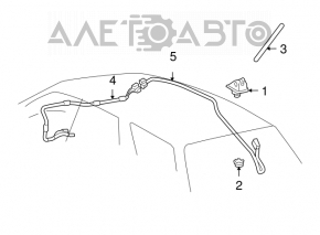 Антенна гнездо Lexus RX300 RX330 RX350 RX400h 04-09 обрезан провод