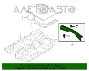 Накладка отвору багажника Mazda CX-5 13-16 подряпини