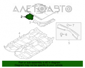 Пенопласт под инструмент правый Mazda CX-5 13-16