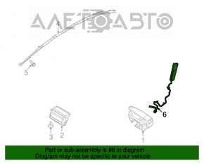 Подушка безпеки airbag сидіння лев Ford Flex 09-19