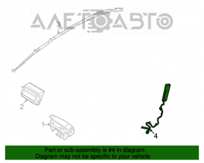 Подушка безопасности airbag сидения правого Ford Flex 09-19