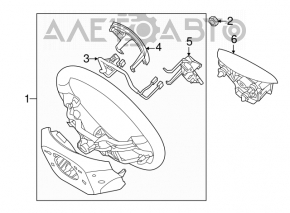Кнопки управления на руле правое Hyundai Elantra UD 11-16 новый OEM оригинал