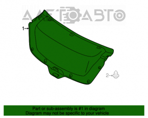 Обшивка крышки багажника Hyundai Elantra UD 11-16