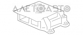 Модуль srs airbag компьютер подушек безопасности Acura TLX 15-17 дорест