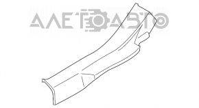 Накладка порога задняя левая внутр Infiniti Q50 14- черн, царапины