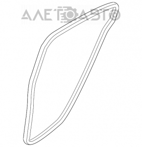 Уплотнитель дверного проема задний правый Mazda 3 14-18 BM