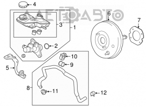 Бачок ГТЦ Mazda 3 14-18 BM 2.0 2.5 АКПП
