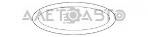 Эмблема значок крышки багажника Ford Escape MK3 17-19 рест, слом направ