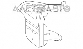 Кнопки управления на руле левые Ford Escape MK3 17-19 рест под адаптивный круиз
