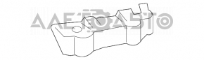 Кріплення переднього бампера на правому крилі Audi A4 B8 13-16 рест