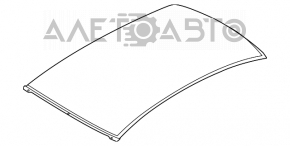 Крыша металл Nissan Versa Note 13-19 на кузове, графит K36