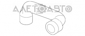Патрубок охолодження на радіатор АКПП лев BMW X5 E70 07-13