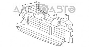 Жалюзи дефлектор радиатора Honda CRV 17-19 в сборе верх новый OEM оригинал
