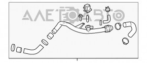 Патрубок на інтеркулер лівий Ford Edge 15-18 2.7T