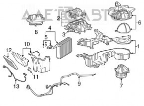 Мотор вентилятор пічки Dodge Challenger 09-