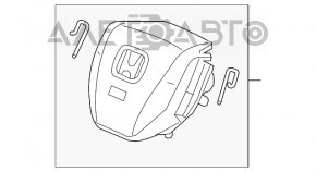 Подушка безопасности airbag в руль водительская Honda CRV 17-19 черн