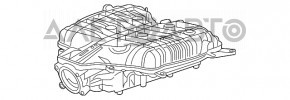 Коллектор впускной Chevrolet Camaro 16- 3.6 оплавлен