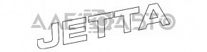 Эмблема надпись JETTA крышки багажника VW Jetta 11-18 USA новый OEM оригинал