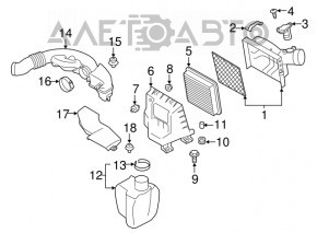 Расходомер воздуха Subaru Forester 19- SK