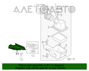 Повітроприймач Ford Escape MK3 13-16 1.5Т 2.0T