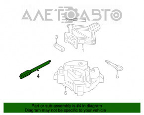 Ключ балонний гайковий Ford Escape MK3 13-15 складаний