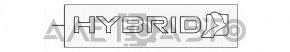 Эмблема надпись HYBRID крышки багажника Ford Fusion mk5 13-18 отсутствует часть эмблемы