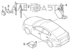 Блок керування стоп сигналами Mazda 6 13-17
