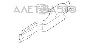 Механизм ручки двери передней правой Nissan Leaf 13-17