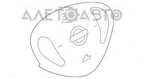 Подушка безопасности airbag в руль водительская Nissan Leaf 13-17 серая