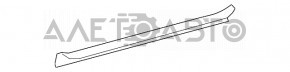 Накладка порога передня права всередину Toyota Camry v55 15-17 usa сіра, потерта