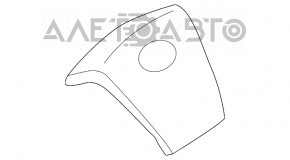 Накладка подушки безопасности airbag в руль водительская Toyota Camry v50 12-14 usa LE, перетянута