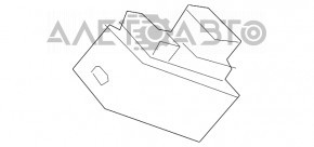 Управление стеклоподъемником задним левым Mazda 6 13-15 черн, manual