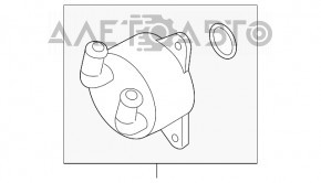 Масляный охладитель КПП Mazda 3 14-18 BM погнута трубка