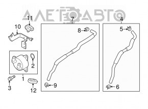 Масляный охладитель АКПП Mazda 6 13-21 Примяты трубки
