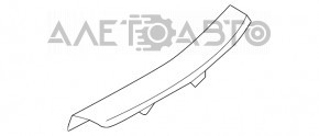 Накладка порога задняя правая Mazda 6 13-21 тип 1 черная, потёрта, сломано крепление