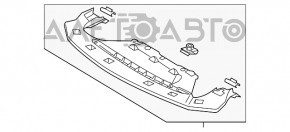 Захист переднього бампера Mazda 6 13-17 притиснутий, дефект кріп