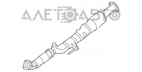 Приемная труба с катализатором Nissan Altima 13-18 2.5
