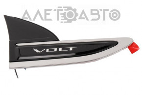 Молдинг эмблема крыла правый Chevrolet Volt 11-15 тычка на хроме