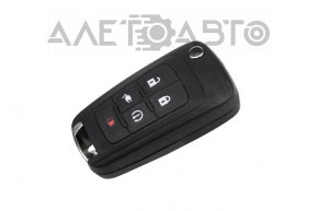 Ключ Chevrolet Volt 11-15 на 5 кнопок, дефект кнопки