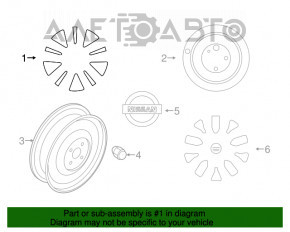 Колісний диск R18 x 7J ET35 5*114,3 Nissan Rogue 14-20 поліз лак