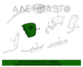 Подушка безопасности airbag в руль водительская Toyota Avalon 13-18