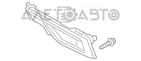 Обрамление птф левое Hyundai Sonata 15-17 SE без DRL, тычки