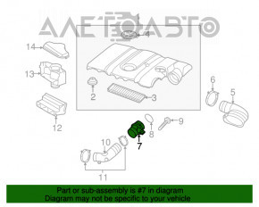 Витратомір повітря VW Passat b7 12-15 USA 2.5