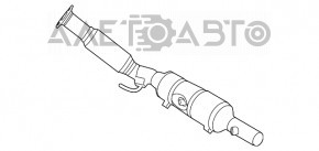 Приемная труба с катализатором VW Passat b7 12-15 USA 2.5