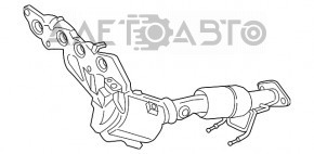 Колектор випускний з каталізатором Ford Fusion mk5 13-20 2.5 порвана сітка